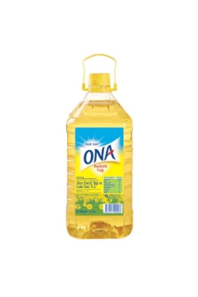 ONA AYÇİÇEK YAĞ Çiçek Yağı 5 Lt