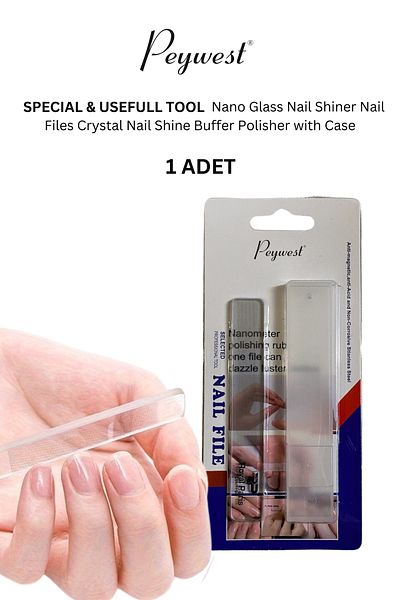 PEYWEST Professional Nano Glass and Foot Nail Polisher