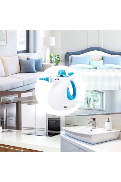 Yui Nv602 Mini Steam Cleaner Çok Fonksiyonlu 9 Parça Buharlı Temizlik Makinesi -buharlı Temizleyici