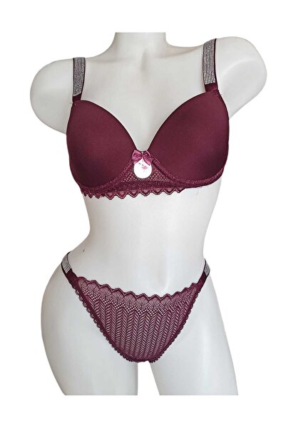 PATRON Stone Detailed Underwire (Wire) Unpadded Bra