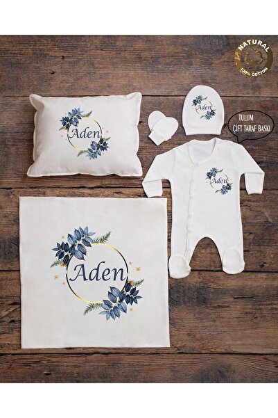 yzc home size dair... K01 Bty Ekru Renk Isme Özel Isimli Baskılı Bebek Yastık...