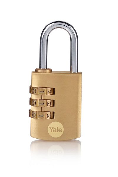 Yale Combination Brass Padlock 22 mm