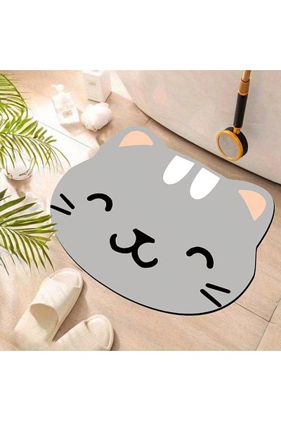 Else Dekor Else Kitten Water Absorbent - Μονοκόμματο χαλί μπάνιου ζώων