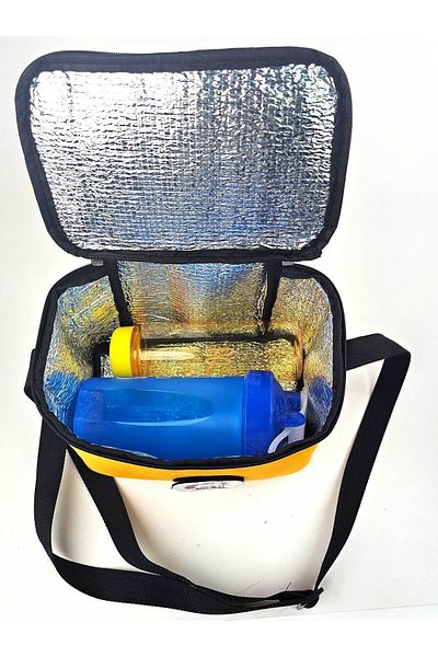 Woys Bags Kindergarten, Primary School Yellow Color Lunch Box
