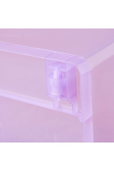 Home Box Rolling 15 L Storage Box with Wheels and Lid - 37x30x20 cm