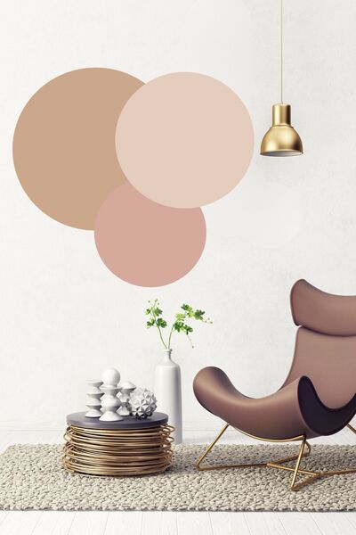 sanatıbedi Višebojna boho boemska kružna zidna naljepnica