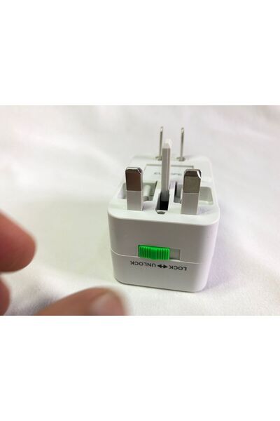 Axe Tools Seyahat Adaptörü – Avustralya, Japonya, Avrupa ve Amerika İçin Çokl...