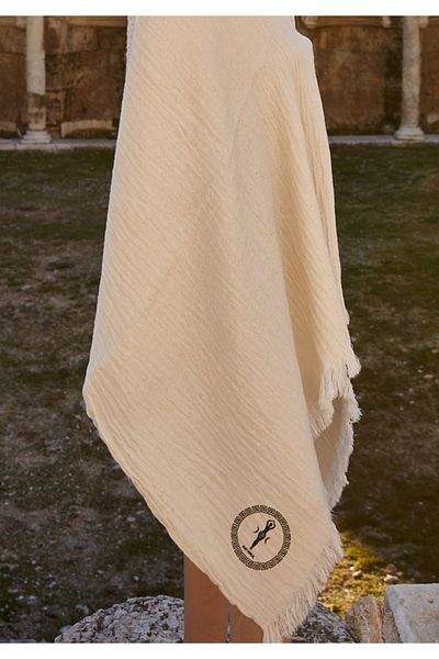 ARİNNASİDE Beach Towel 100% Natural Cotton Wrinkled Pashtemal