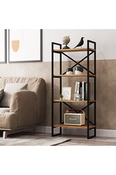 Robin Home Atlantis Metal Kitaplık 4 Raflı 138cm As1-a