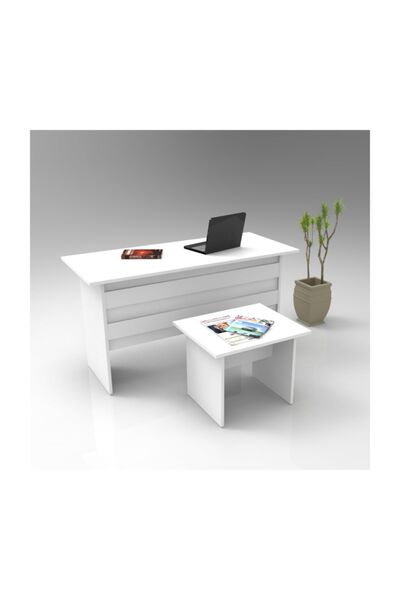 Robin Home Verona Ab Ofis Büro Masa Takımı Beyaz