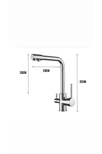 MELEKYAPI Purified Kitchen Sink Faucet 3 Way