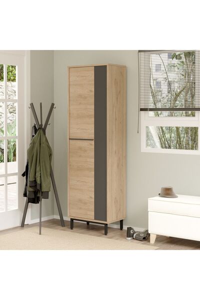 Robin Home Rio Ayakkabılık Metal Ayaklı 9 Raflı Sepet-Antrasit