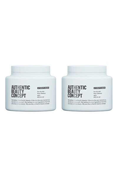 Authentic Beauty Concept Ekonomik 2 ADET Hydrate Maske 200 ML %100 Orijinal