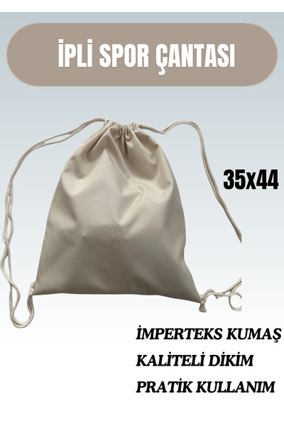 Sağdıç Saraciye İpli Spor Çantası, Kamp, Seyahat, Fitness, Koşu, Bisiklet Su ...