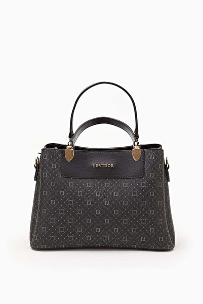 Levidor Lalia Fermuar Bölmeli Deri Saplı Omuz Çantası