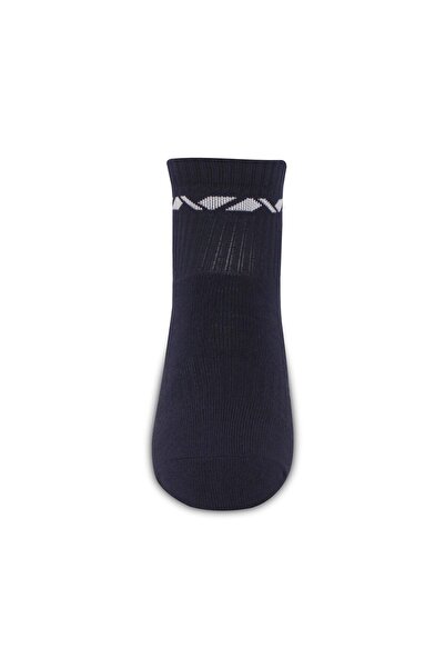 Nivia Cube Sports Ankle Length Socks (Navy Blue) | Cotton | Lightweight | Comfortable | Stylish