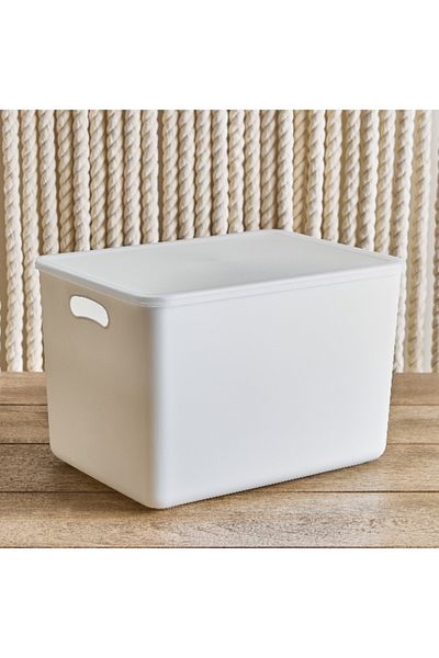 Home Box صندوق تخزين أوريون مع غطاء - 36.5 × 26 × 24.5 سم