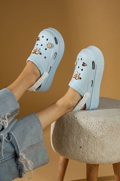 Pembe Potin Damă Baby Blue Eva Sea Beach Chef Doctor Nurse Hospital Sandale Confortabile Papuci