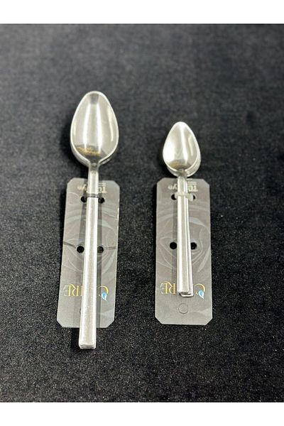 KAVEH Ateş Shop Cemre Brand 12 Pieces Dessert and Teaspoons