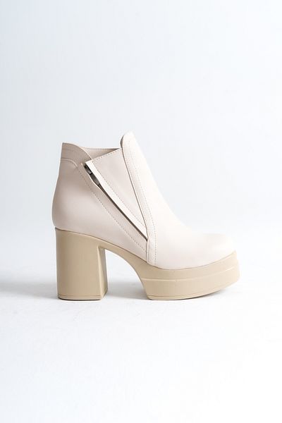 Shoesers Γυναικείες μπότες με χιαστί φερμουάρ με τακούνι πλατφόρμας - Special Design