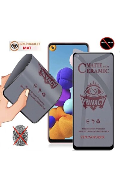 ZETT OPPO RENO 5 LİTE -Yüksek Kalite MAT Parmak izi yok HAYALET SeramikTamKap...