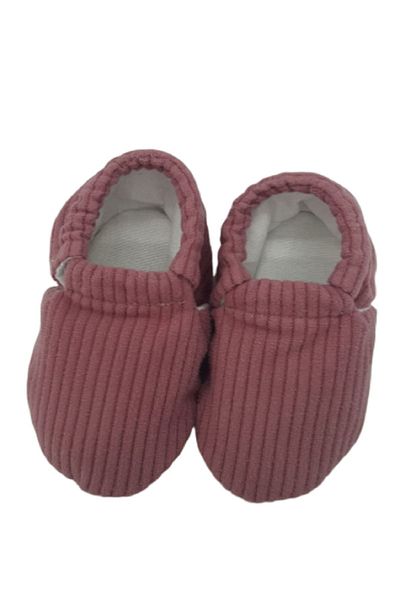 IŞIK Pink Velvet Booties - Non-Slip Sole