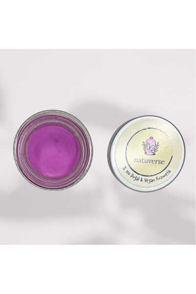 NATUVERSE Krem Ruj & Far & Allık 20 ml % 100 Doğal & Vegan & El Yapımı