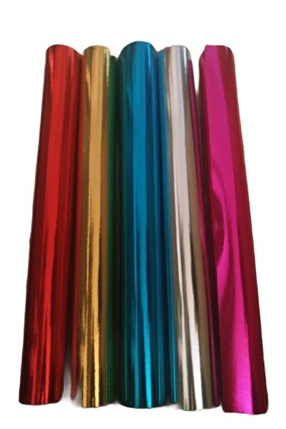 Kika Metalik Aynalı Fon Kartonu. 50x70 Ebat. 230 Gr. 5 Adet. Görseldeki 5 Ana Renk.