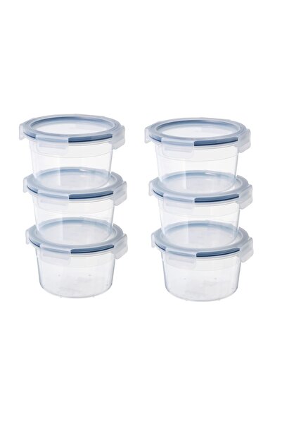 IKEA 6'lı Set Plastik Saklama Kabı 9x14 Cm İkea 6 Adet Sızdırmaz Kapaklı Sakl...