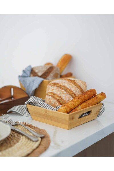 KaiHome Bamboo Storage Box - Organizer and Bread Holder