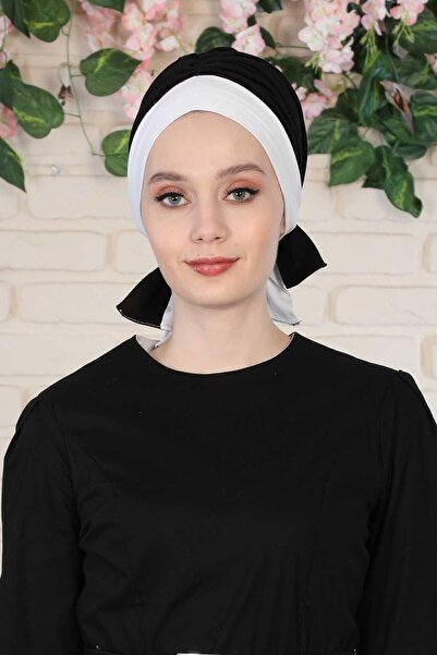 Aisha's Design Combed Cotton Bone,White - Black,B-46,White - Black