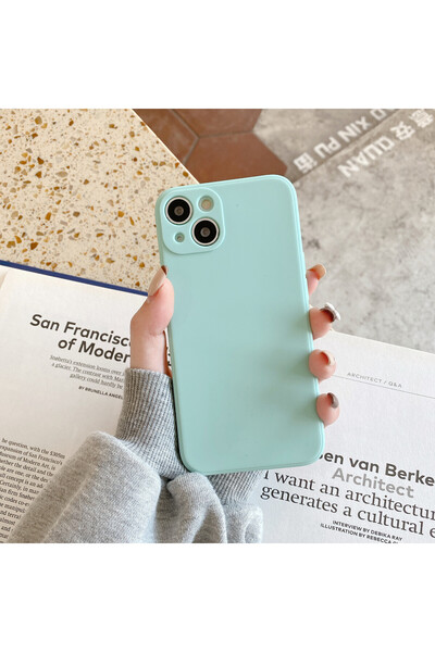 halkhouse iPhone 14 Plus Kılıf İçi Kadife Kamera Korumalı Mara Lansman Siliko...