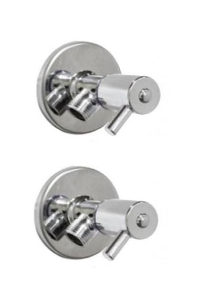 MELEKYAPI Compatible with 2-Rod WC, Sink and Kitchen Faucets. Compatible with Bidet Faucet for WC, Mirrored