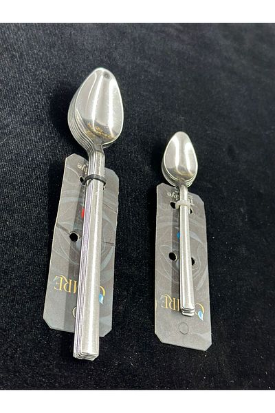 KAVEH Ateş Shop Cemre Brand 12 Pieces Dessert and Teaspoons