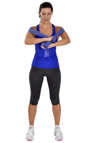 MAXİ Pilates and Yoga Exercise Band - Theraband Blue, Strong 1.5 Mt