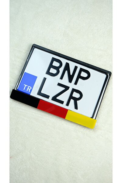 BNP ALMAN RENKLİ ULTRA PARLAK PLEKSİ MOTOR PLAKALIK