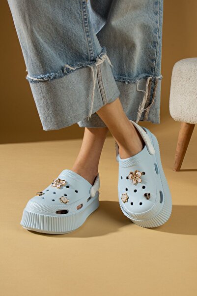 Pembe Potin Damă Baby Blue Eva Sea Beach Chef Doctor Nurse Hospital Sandale Confortabile Papuci