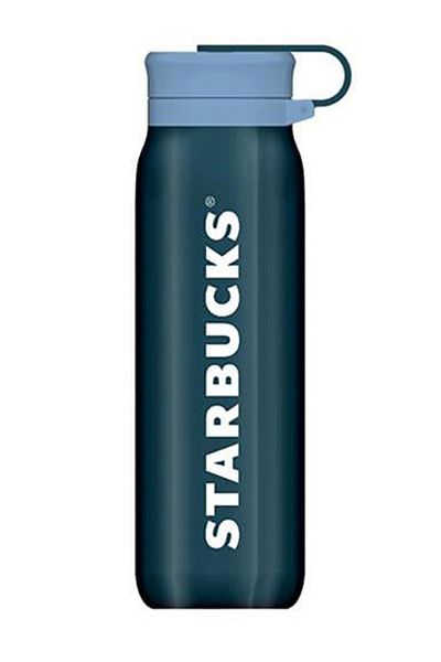 Starbucks ترمس ستانلس ستيل - أزرق داكن - 591 مل