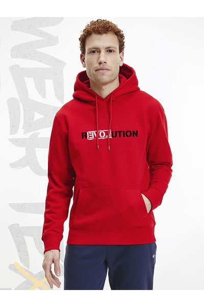WEARTEX Revolution Printed Unisex Hooded Sweatshirt