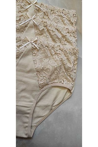 AVESŞENER δαντελωτό εσώρουχο plus size 3 τμχ