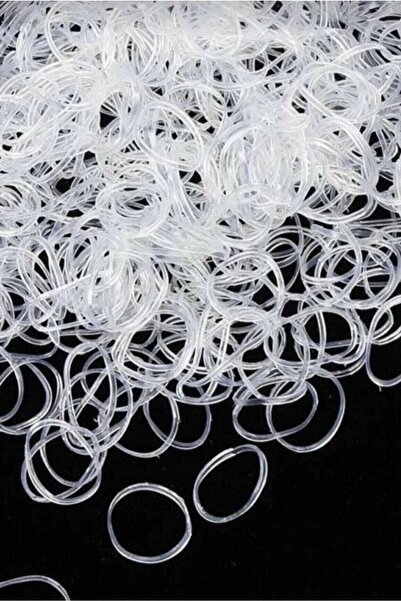 Çarşı shop Şeffaf Büyük Boy Tüp Saç Örgü Lastiği Perma Lastik Ince Ve Küçük.