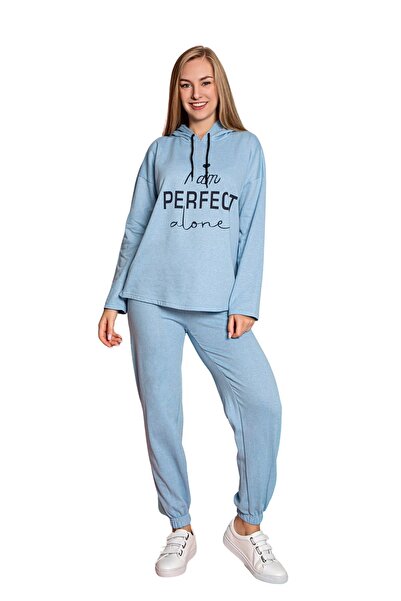 lacelove Women's Seasonal Hooded Tracksuit Set - Home Wear