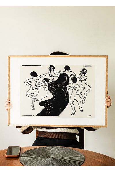 ARTHOUSECOLLECTIVE Αφίσα Ernst L. Kirchner - Οριζόντια αφίσα χωρίς πλαίσιο σε μεγέθη εκτύπωσης