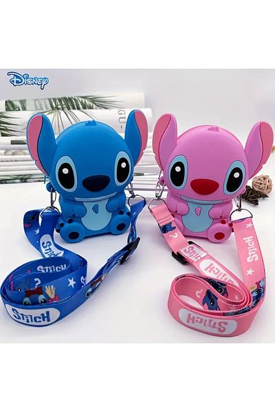 GlassySKY Geantă de umăr din silicon Stitch - Poșetă pentru monede, modă casual