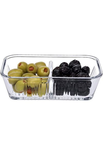 Paşabahçe Frigo Studio Storage Container with Compartment 480cc, Transparent