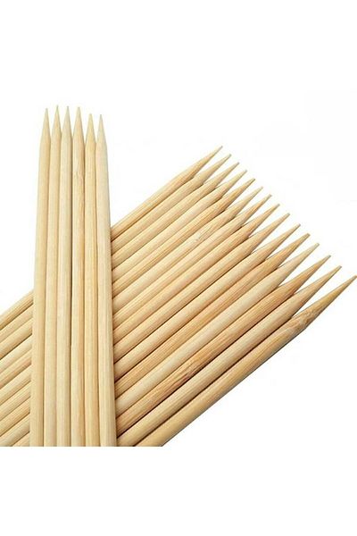 Hanedanev Wooden, Long and Thick, Garbage Spit Stick 40 Cm - 20 Pieces 1229