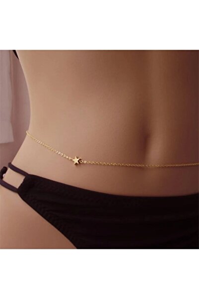 muptejewelry Mupten Kadın Yıldızlı Bel Zinciri