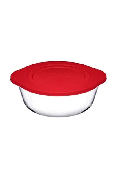 Paşabahçe Round Pot with Silicone Lid - Borcam 2100 Cc 59133