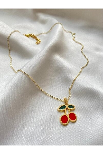 Gizemli Aksesuar Çocuk Kiraz Kolye