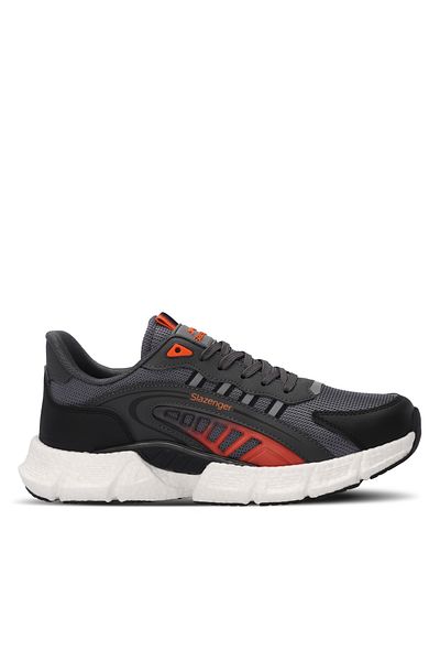 Slazenger Ανδρικά αθλητικά παπούτσια ZIPLINE - Παπούτσια Σκούρο Γκρι & Πορτοκαλί